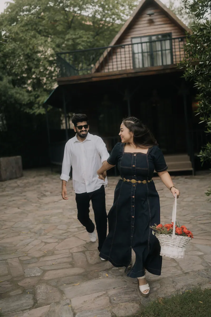Cabin walk, photographed by Drishti Weddings