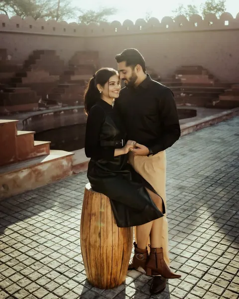 Pre-wedding couple photograph 2 from a Drishti Weddings shoot