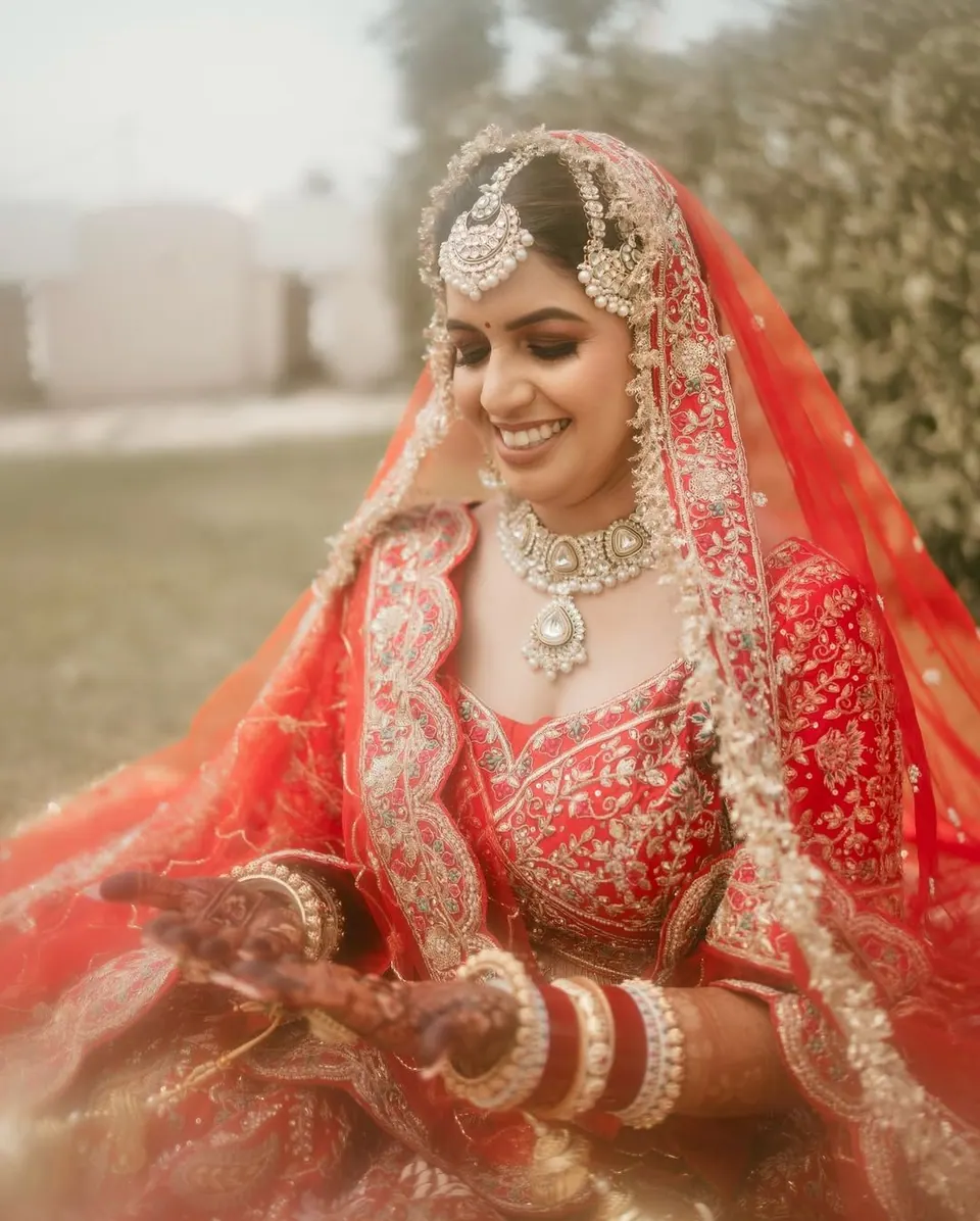 Wedding bridal photograph 1 from a Drishti Weddings shoot