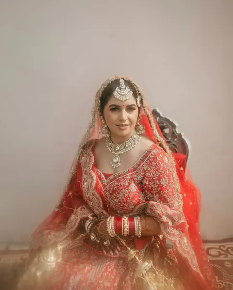 Wedding bridal photograph 2 from a Drishti Weddings shoot