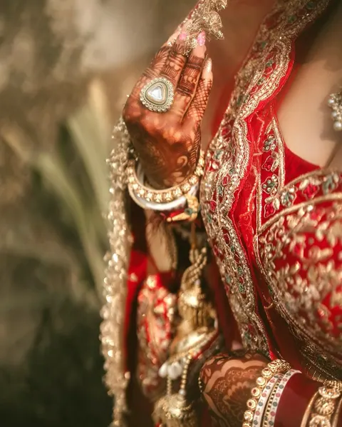 Wedding bridal photograph 6 from a Drishti Weddings shoot