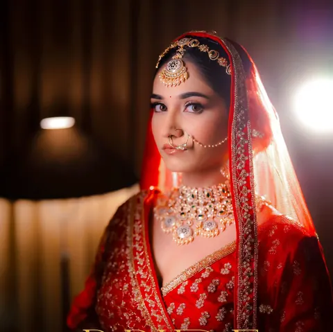 Wedding bridal photograph 1 from a Drishti Weddings shoot