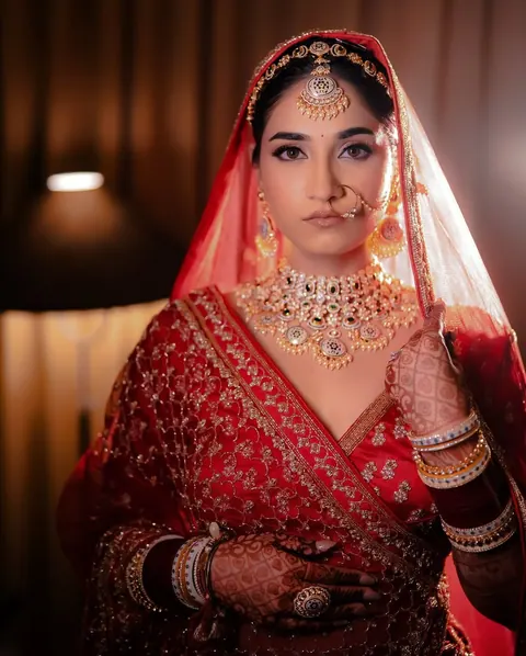 Wedding bridal photograph 1 from a Drishti Weddings shoot