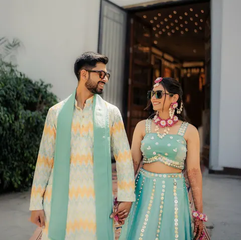 Celebration couple photograph 1 from a Drishti Weddings shoot