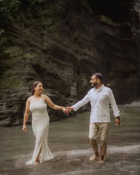Pre-wedding couple photograph 3 from a Drishti Weddings shoot