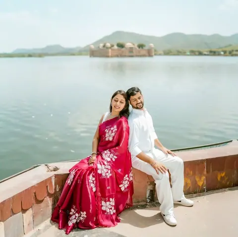 Pre-wedding couple photograph 1 from a Drishti Weddings shoot