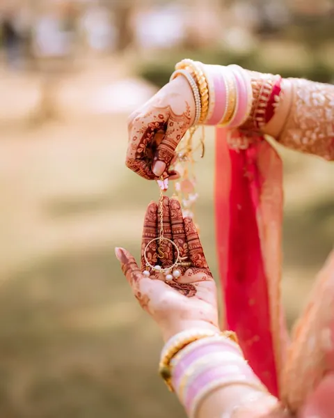 Wedding bridal photograph 4 from a Drishti Weddings shoot