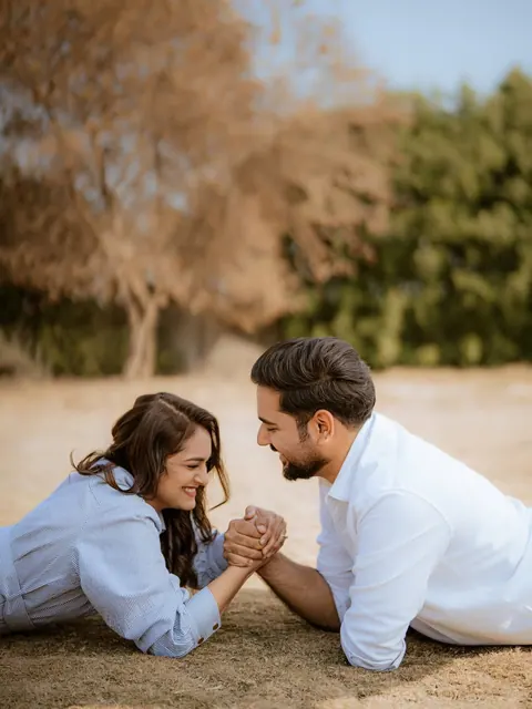 Pre-wedding couple photograph 3 from a Drishti Weddings shoot