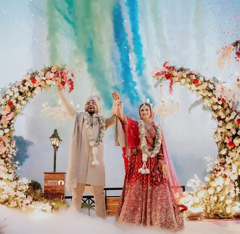 Wedding couple photograph 1 from a Drishti Weddings shoot