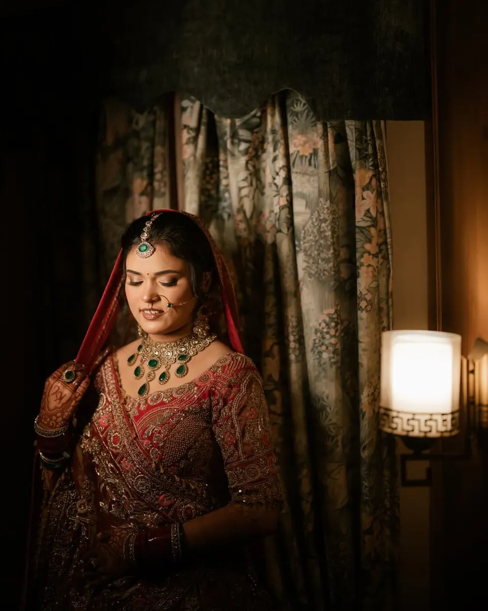 Wedding bridal photograph 1 from a Drishti Weddings shoot