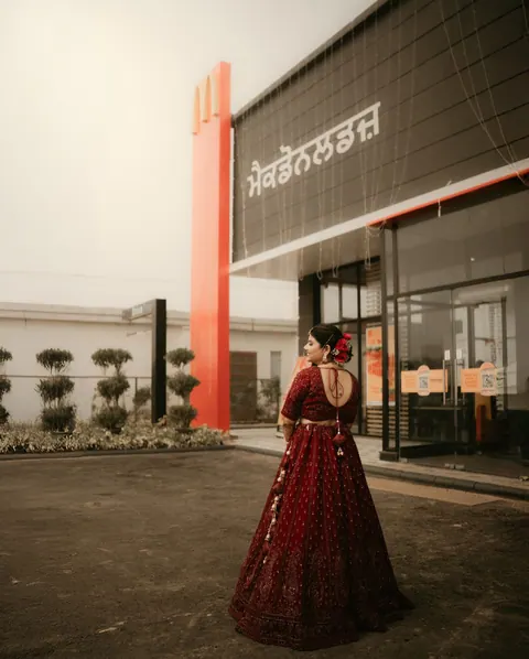Wedding bridal photograph 1 from a Drishti Weddings shoot
