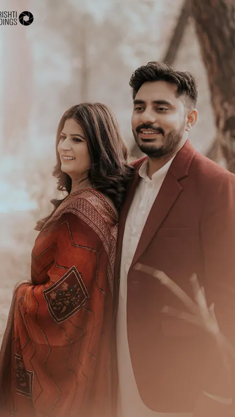 Pre-wedding couple photograph 1 from a Drishti Weddings shoot