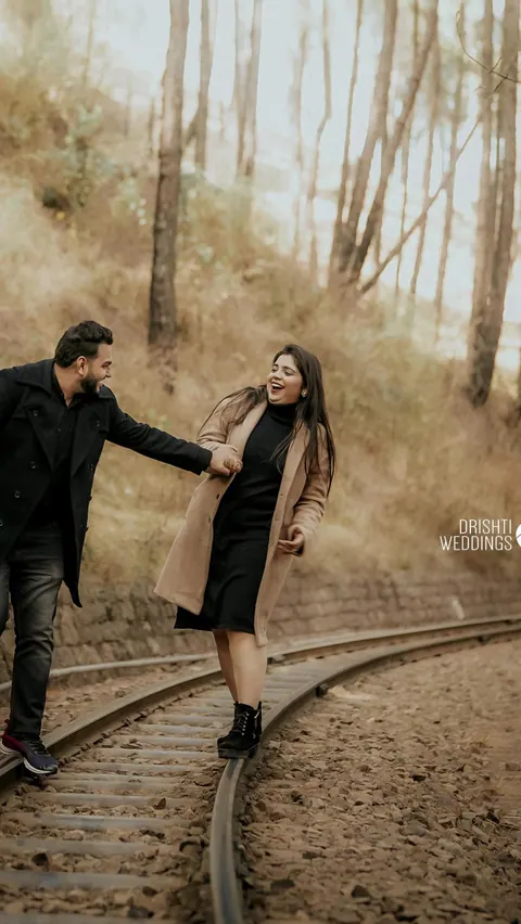 Pre-wedding couple photograph 1 from a Drishti Weddings shoot