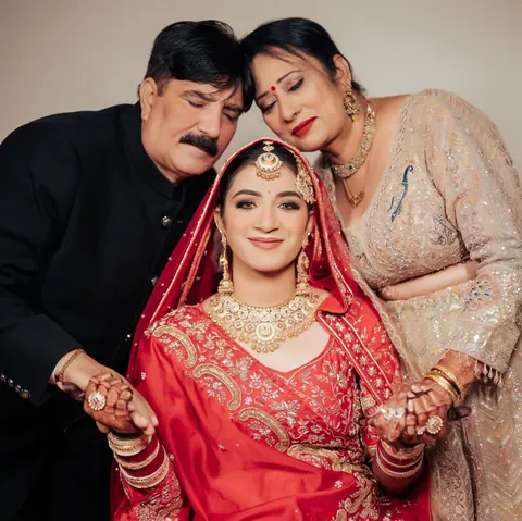 Wedding bridal photograph 1 from a Drishti Weddings shoot