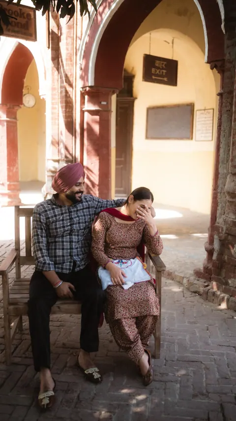 Pre-wedding couple photograph 1 from a Drishti Weddings shoot