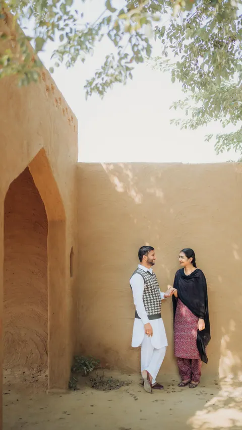 Pre-wedding couple photograph 1 from a Drishti Weddings shoot