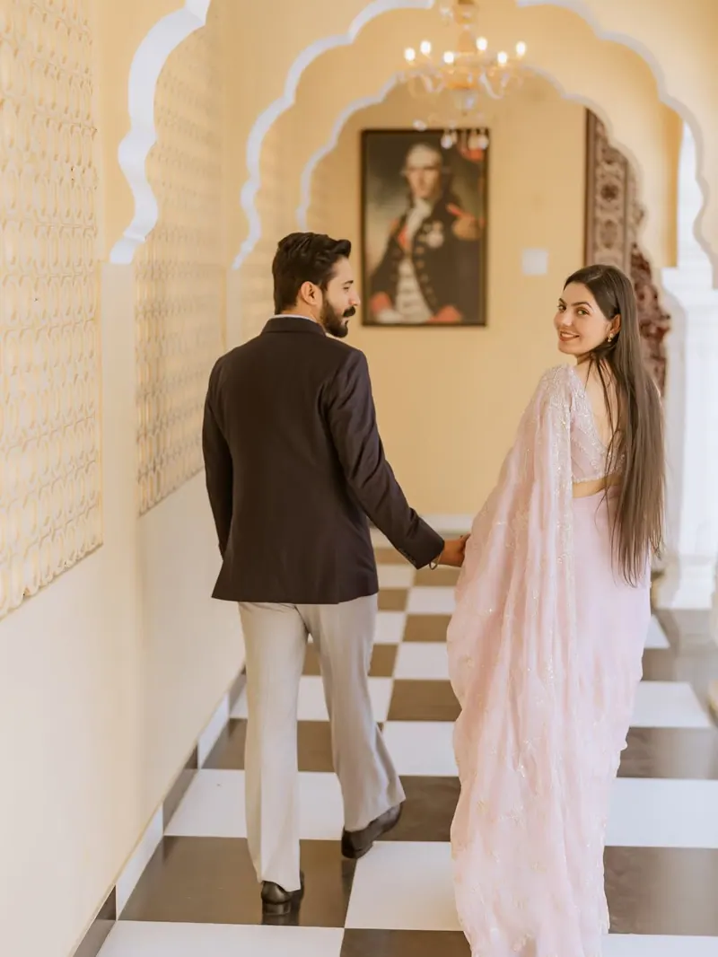 Palace walk, photographed by Drishti Weddings