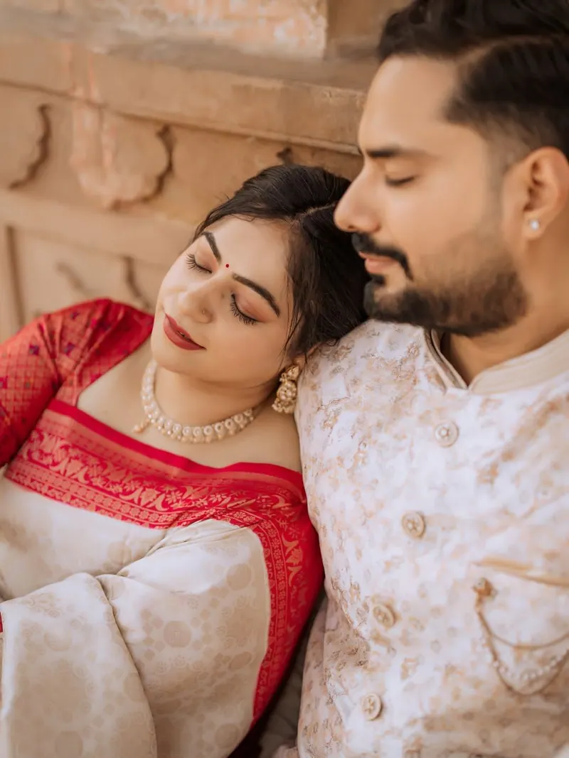 Saree rest, photographed by Drishti Weddings