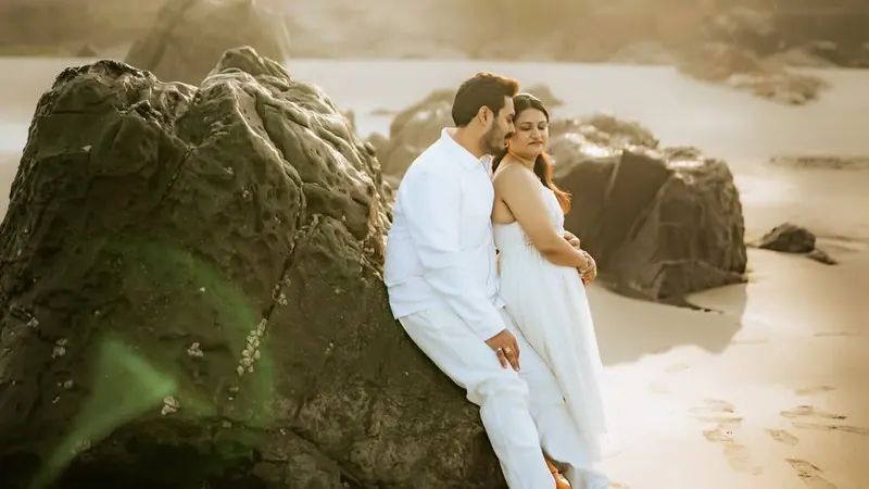 Sea banner, photographed by Drishti Weddings
